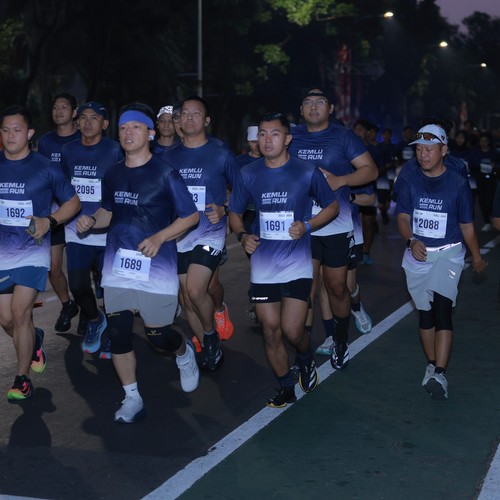Race photo from KEMLU RUN 2026
