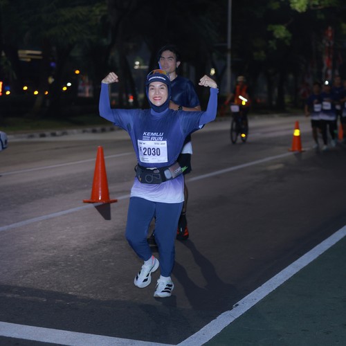 Race photo from KEMLU RUN 2026
