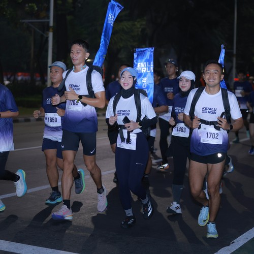 Race photo from KEMLU RUN 2026