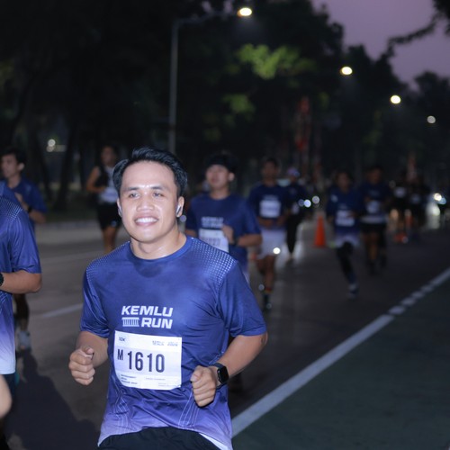 Race photo from KEMLU RUN 2026