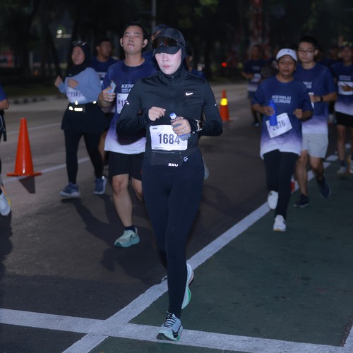 Race photo from KEMLU RUN 2026