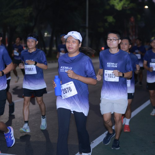 Race photo from KEMLU RUN 2026