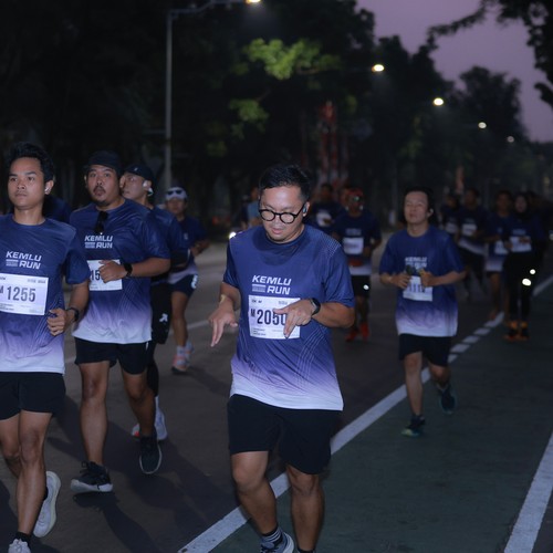 Race photo from KEMLU RUN 2026