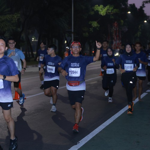 Race photo from KEMLU RUN 2026