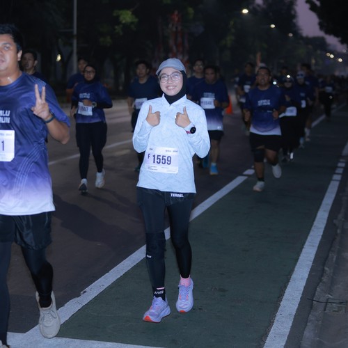 Race photo from KEMLU RUN 2026