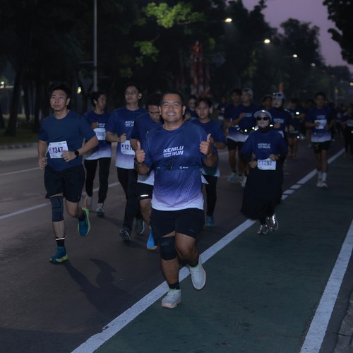 Race photo from KEMLU RUN 2026