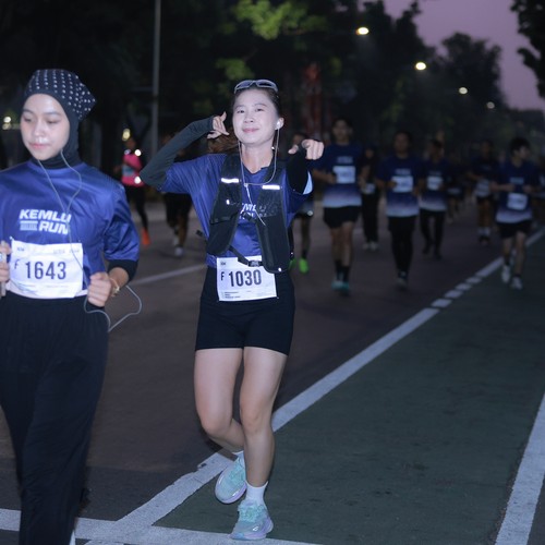 Race photo from KEMLU RUN 2026