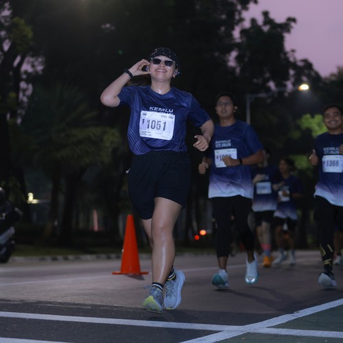 Race photo from KEMLU RUN 2026