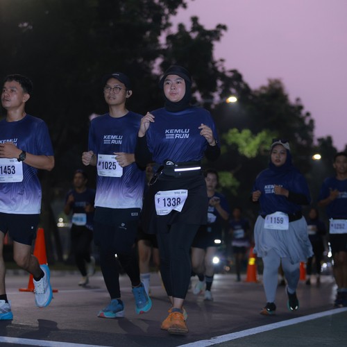 Race photo from KEMLU RUN 2026