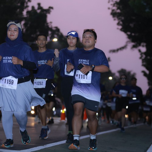 Race photo from KEMLU RUN 2026
