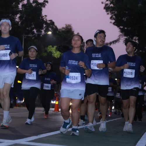 Race photo from KEMLU RUN 2026