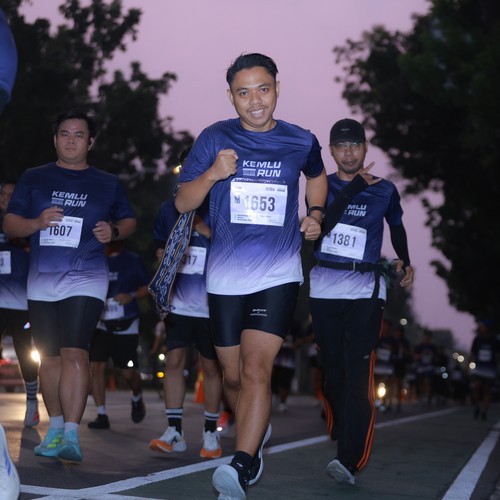 Race photo from KEMLU RUN 2026