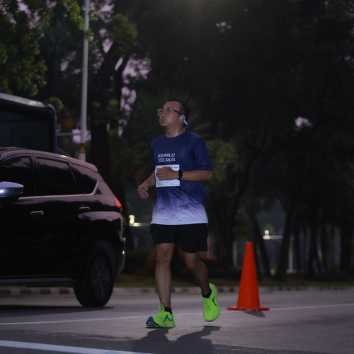 Race photo from KEMLU RUN 2026