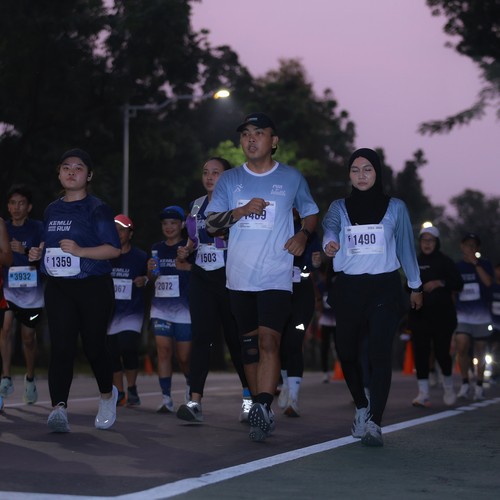 Race photo from KEMLU RUN 2026