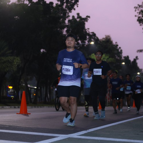 Race photo from KEMLU RUN 2026
