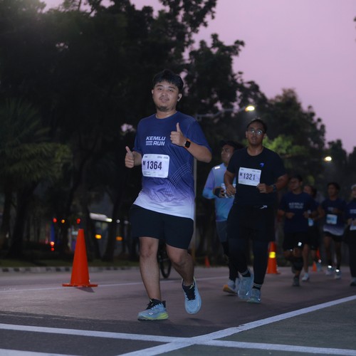 Race photo from KEMLU RUN 2026
