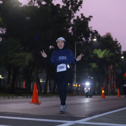 Race photo from KEMLU RUN 2026