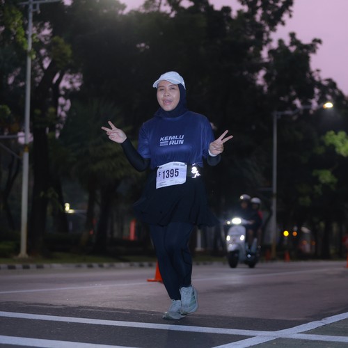 Race photo from KEMLU RUN 2026