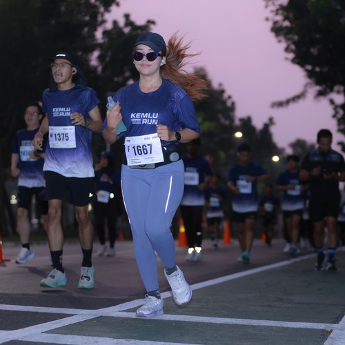 Race photo from KEMLU RUN 2026