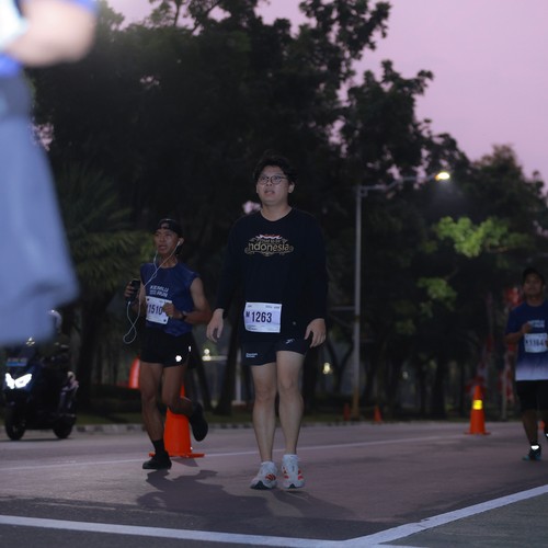 Race photo from KEMLU RUN 2026