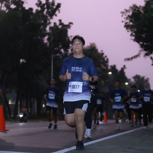 Race photo from KEMLU RUN 2026