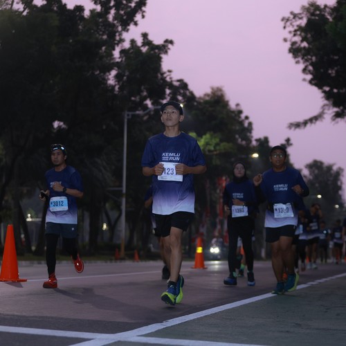 Race photo from KEMLU RUN 2026