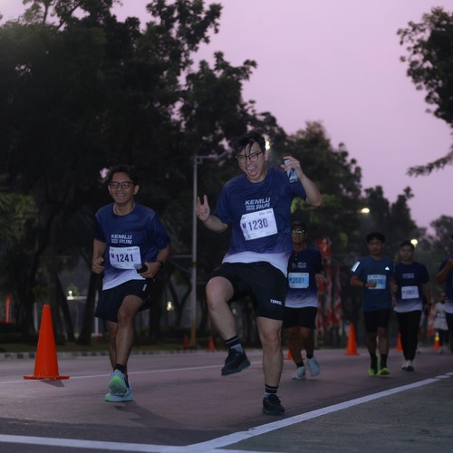 Race photo from KEMLU RUN 2026