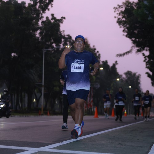 Race photo from KEMLU RUN 2026