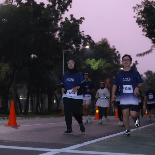 Race photo from KEMLU RUN 2026