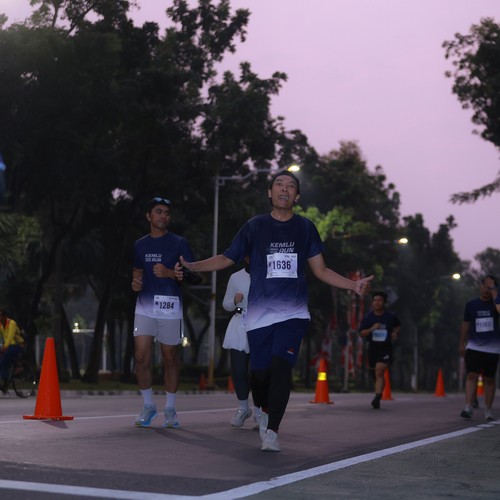 Race photo from KEMLU RUN 2026