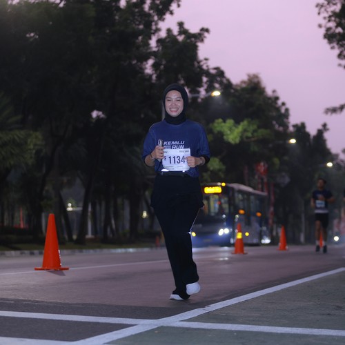 Race photo from KEMLU RUN 2026