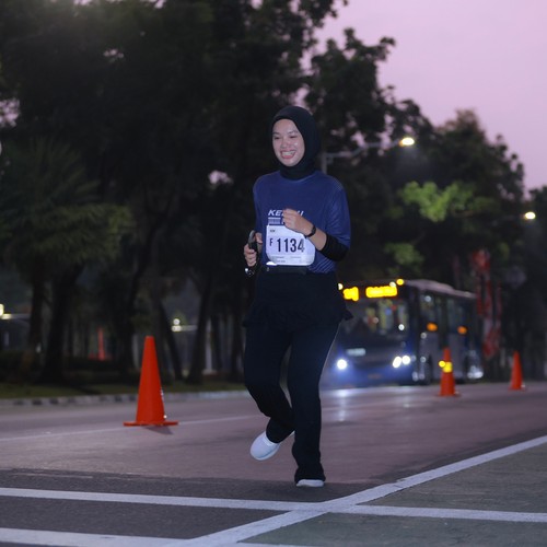 Race photo from KEMLU RUN 2026