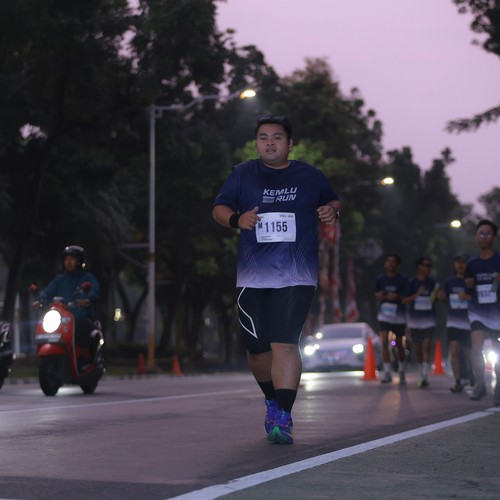 Race photo from KEMLU RUN 2026