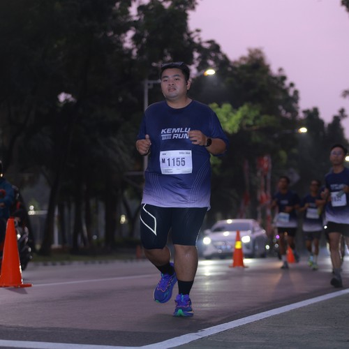 Race photo from KEMLU RUN 2026