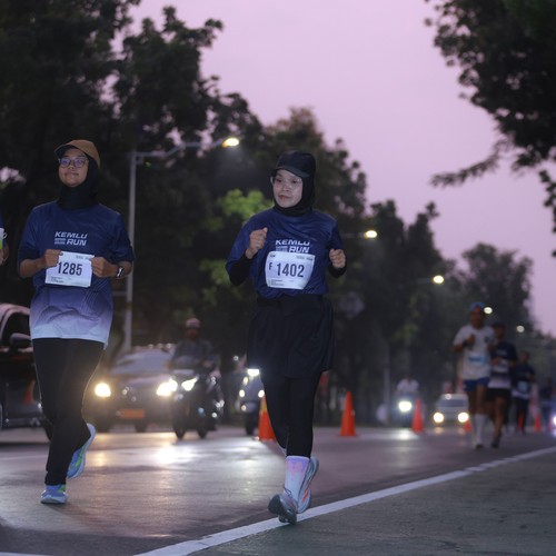 Race photo from KEMLU RUN 2026