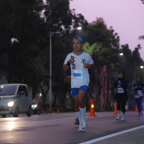 Race photo from KEMLU RUN 2026