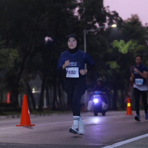 Race photo from KEMLU RUN 2026