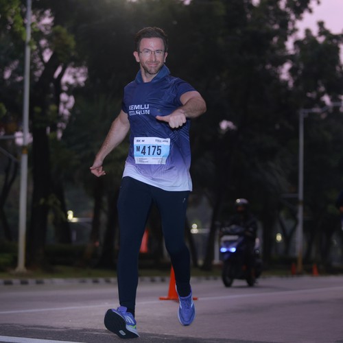 Race photo from KEMLU RUN 2026