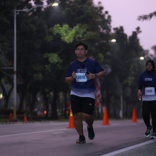 Race photo from KEMLU RUN 2026