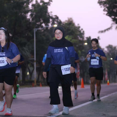 Race photo from KEMLU RUN 2026