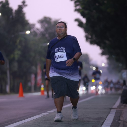 Race photo from KEMLU RUN 2026