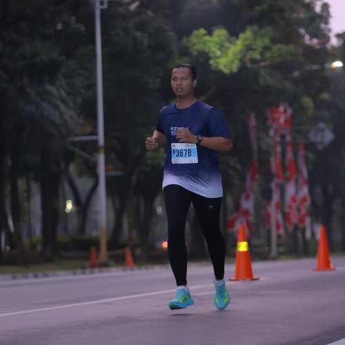 Race photo from KEMLU RUN 2026