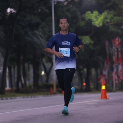 Race photo from KEMLU RUN 2026