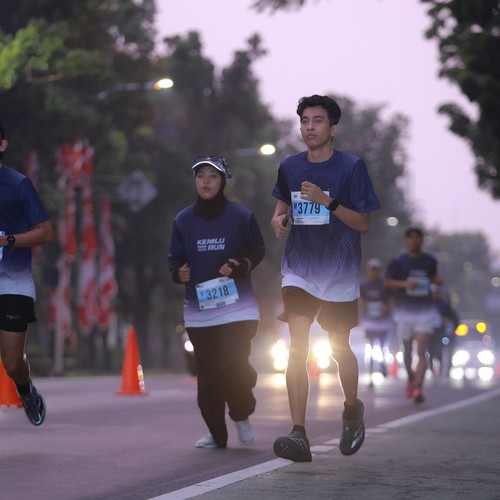 Race photo from KEMLU RUN 2026