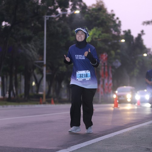 Race photo from KEMLU RUN 2026