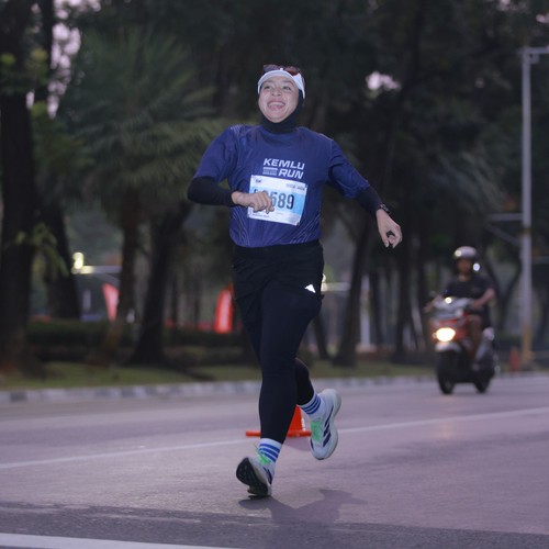 Race photo from KEMLU RUN 2026