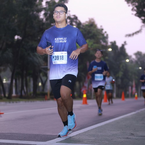 Race photo from KEMLU RUN 2026