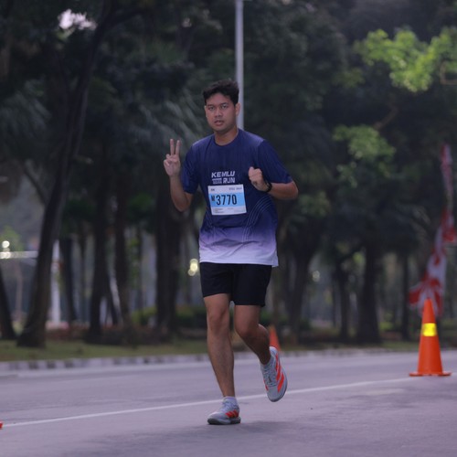 Race photo from KEMLU RUN 2026