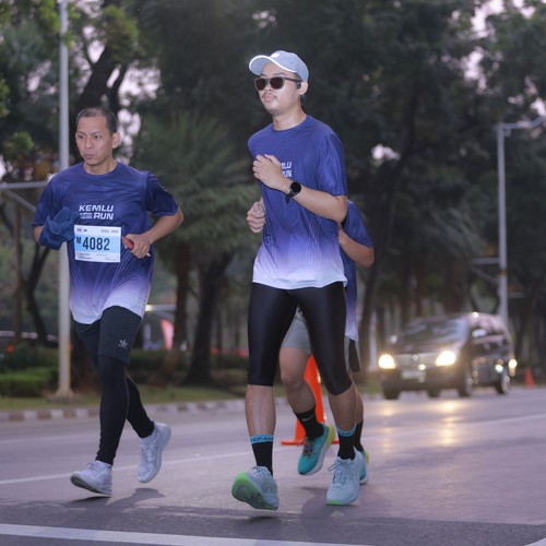 Race photo from KEMLU RUN 2026