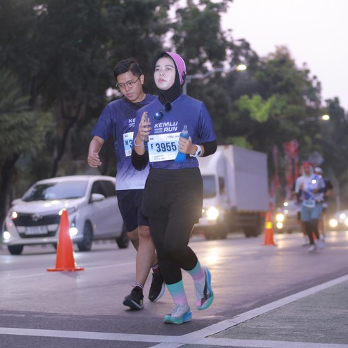 Race photo from KEMLU RUN 2026